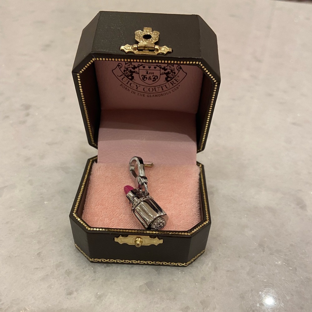 Juicy couture lipstick charm